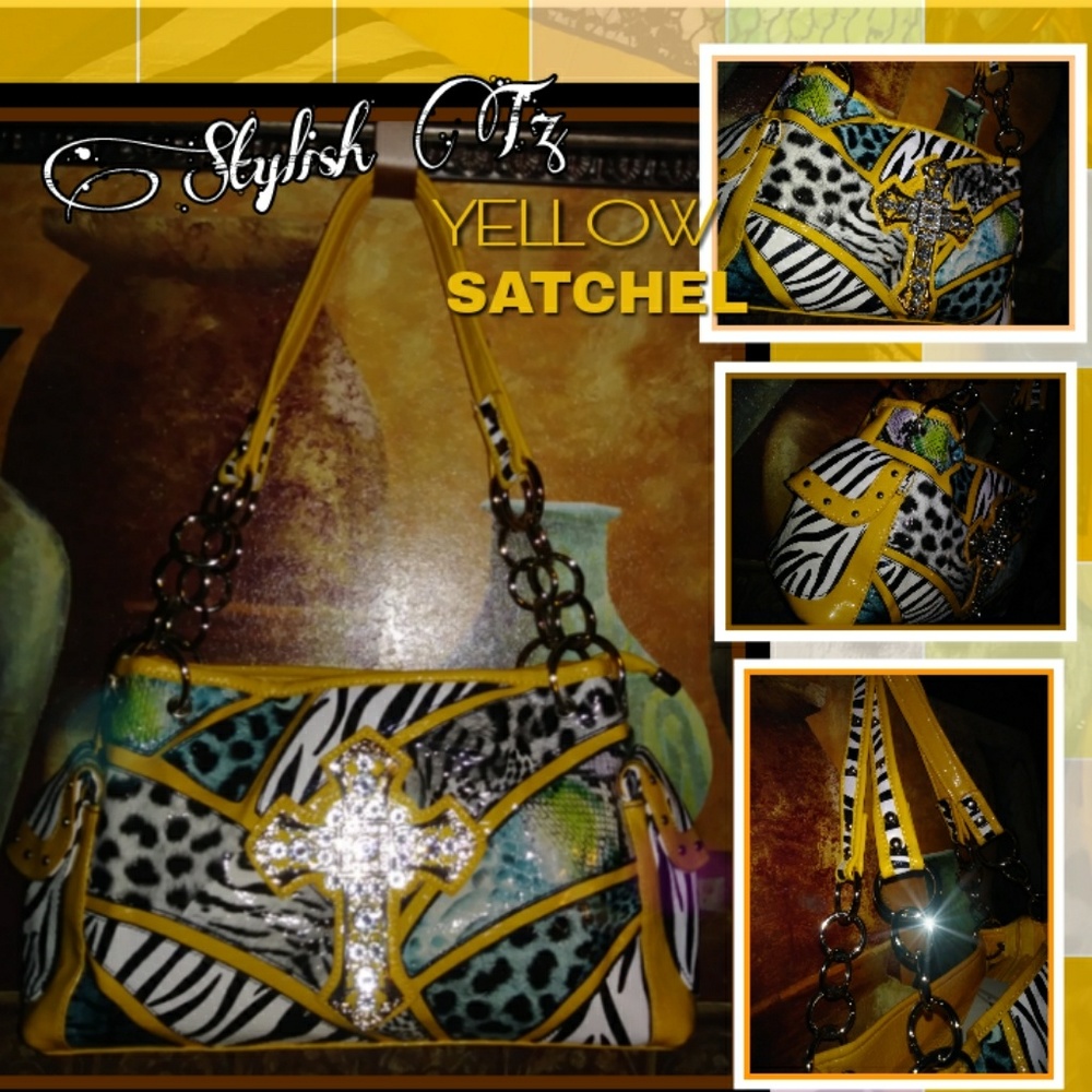 YELLOW 🆕SATCHEL✨🆒👀 - Picture 2 of 8